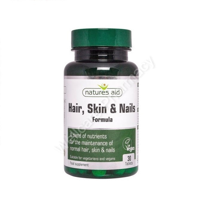 Natures Aid Hair Skin&Nail Tablets 30'S