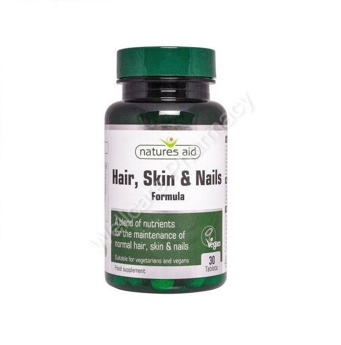 Natures Aid Hair Skin&Nail Tablets 30'S - Wellcare Pharmacy