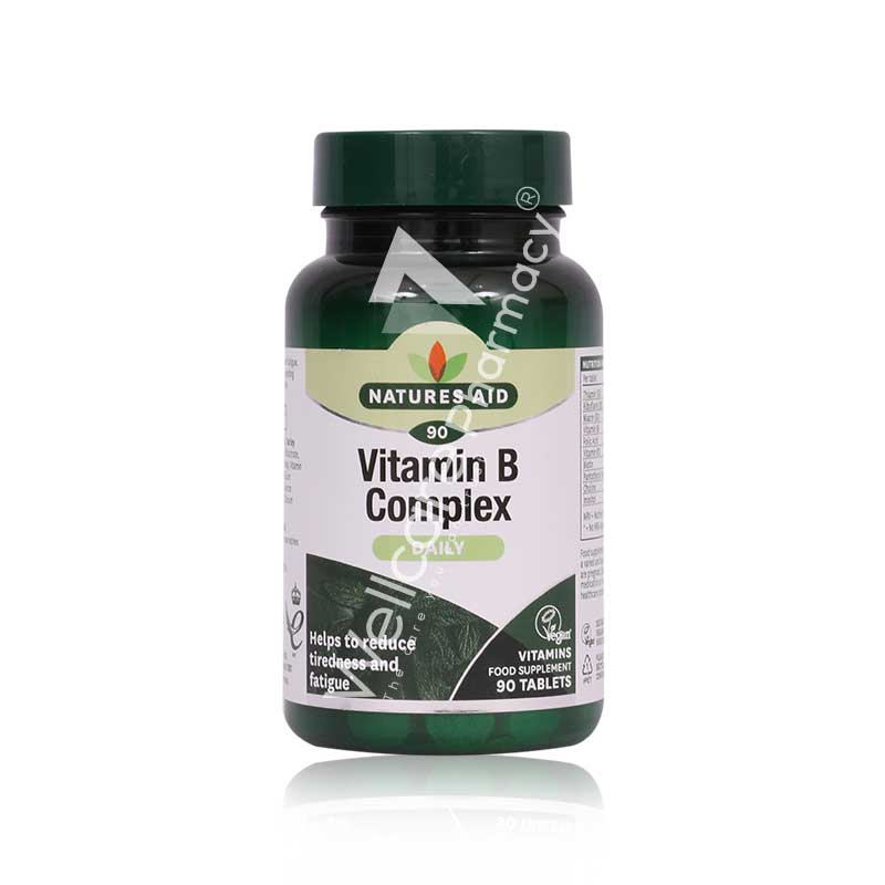 Natures Aid Vitamin B Complex Tablet 90'S