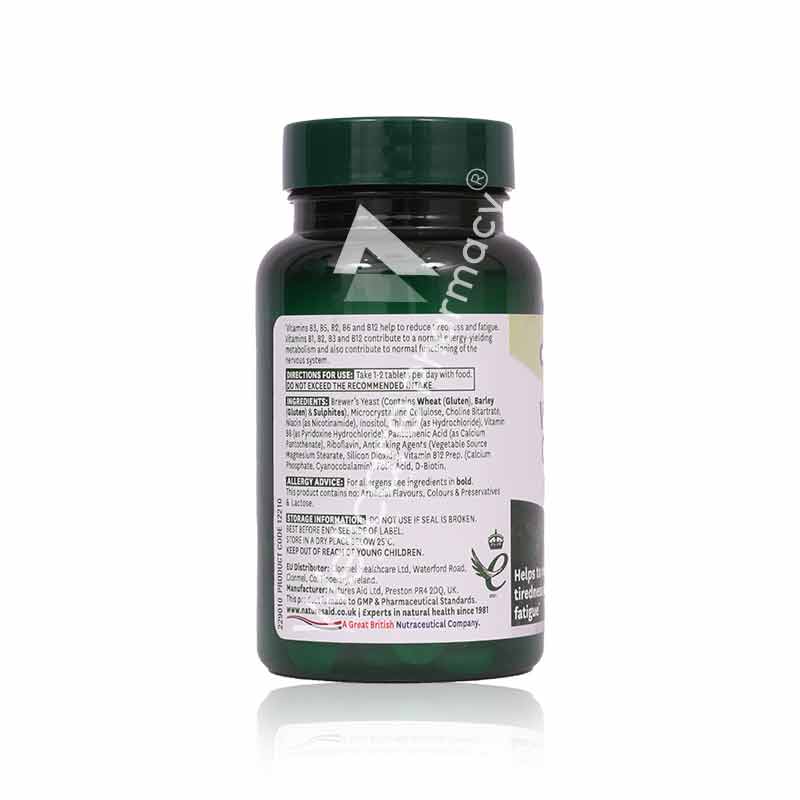 Natures Aid Vitamin B Complex Tablet 90'S