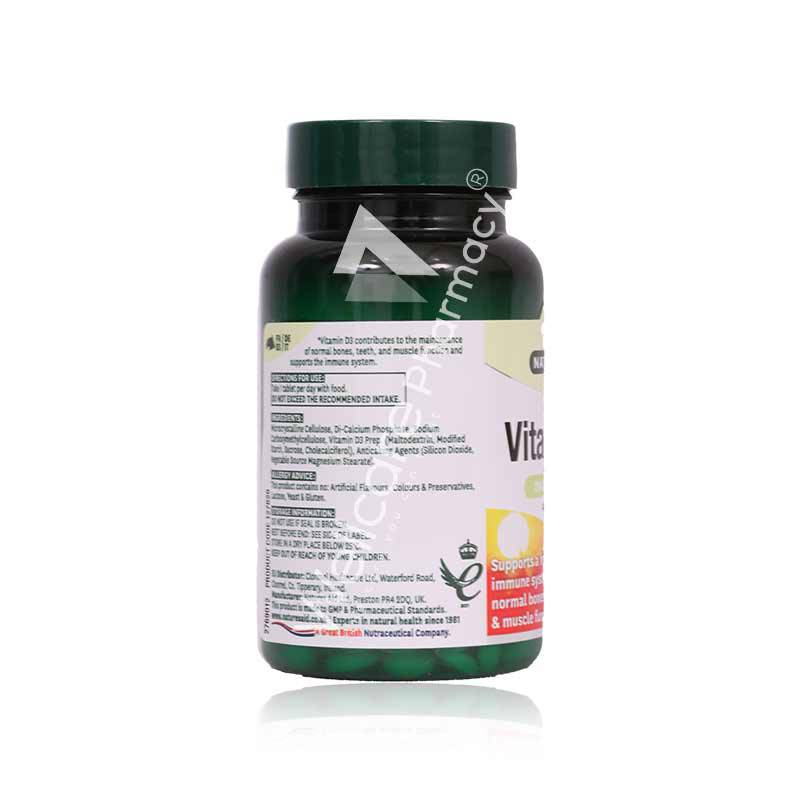 Natures Aid Vitamin D3 400Iu Tablets 90'S