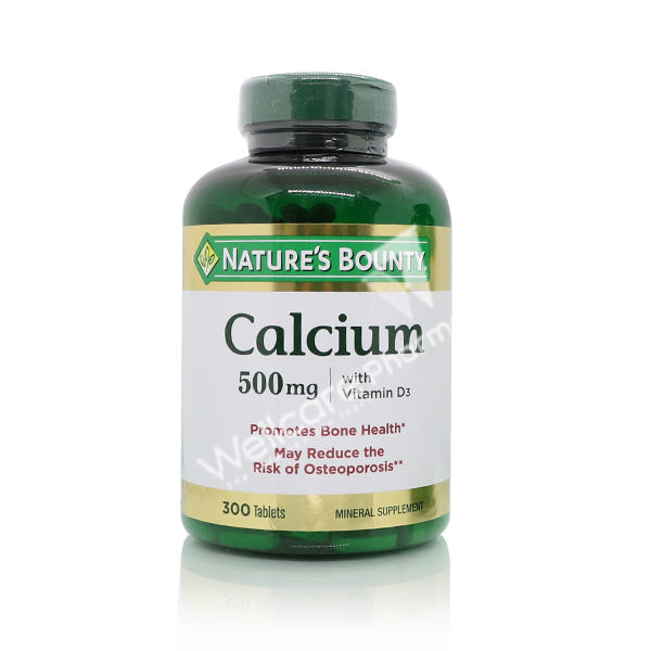Natures Bounty Calcium 500Mg Vit D3 Tablets 300'S