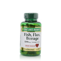 Natures Bounty Fish Flax Borage 1200Mg Omega 3-6-9 72'S