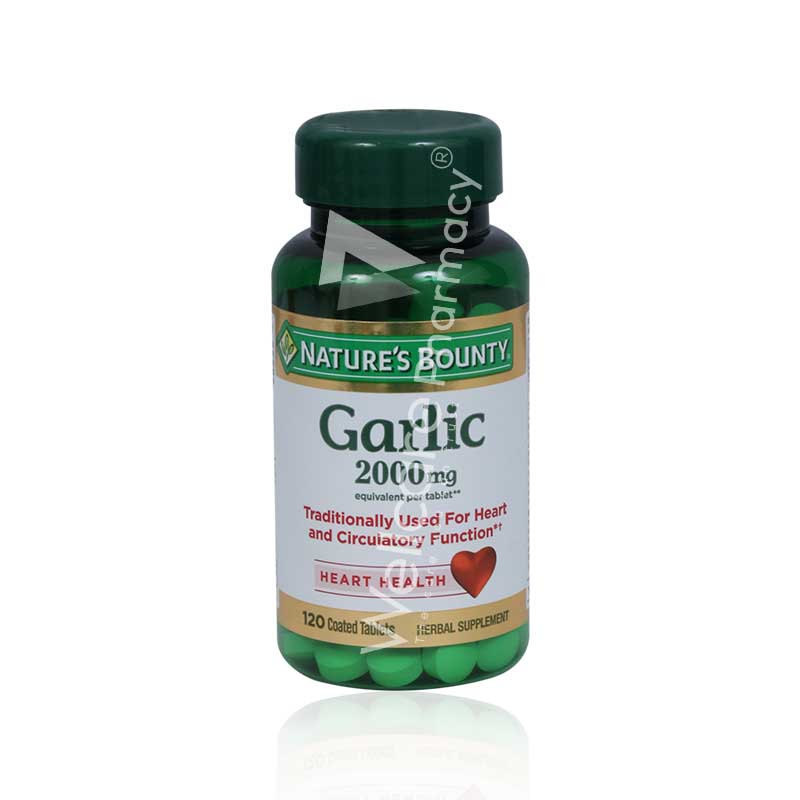 Nature's Bounty Garlic 2000Mg Capsules 120'S