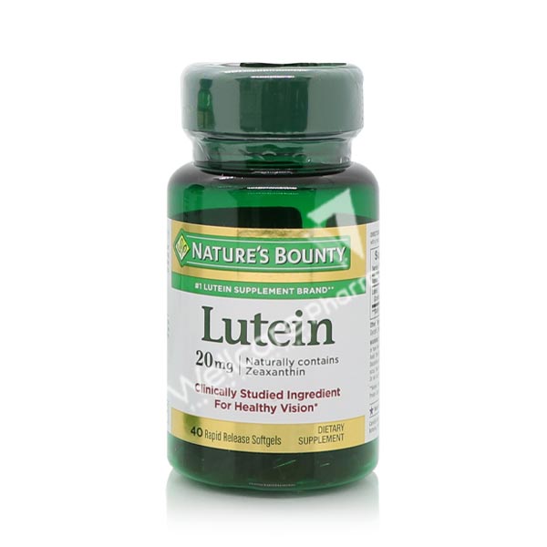 Nature'S Bounty Lutein 20mg Capsules 40'S