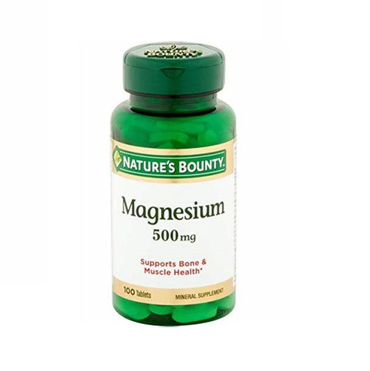Nature's Bounty Magnesium 500Mg Tablets 1X100's