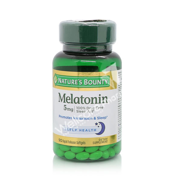 Nature's Bounty Melatonin 5Mg Rapid Release Softgels 90'S