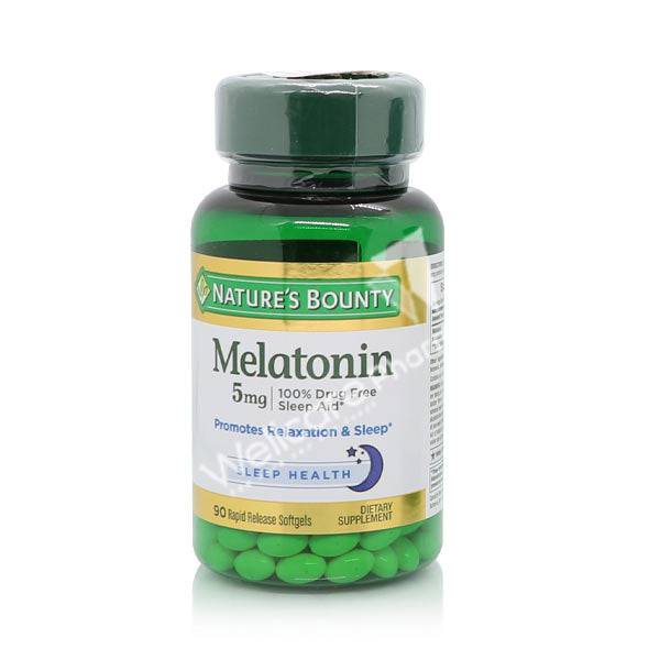 Nature's Bounty Melatonin 5Mg Rapid Release Softgels 90'S - Wellcare Pharmacy