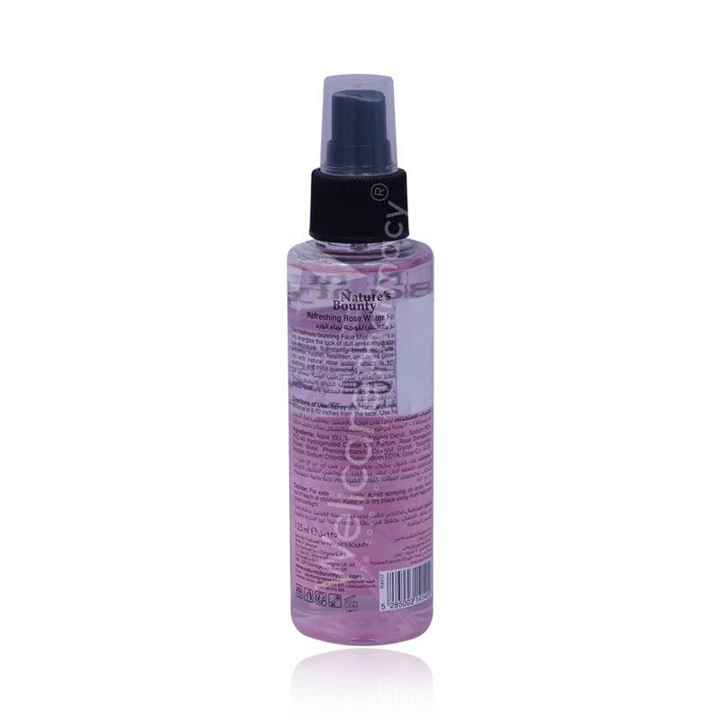 Natures Bounty Refreshing Face Mist Rose Water