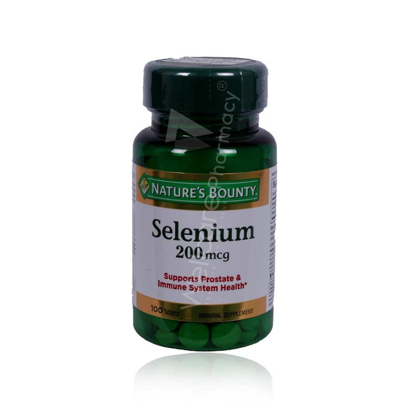 Nature's Bounty Selenium 200Mcg Tablets 100'S