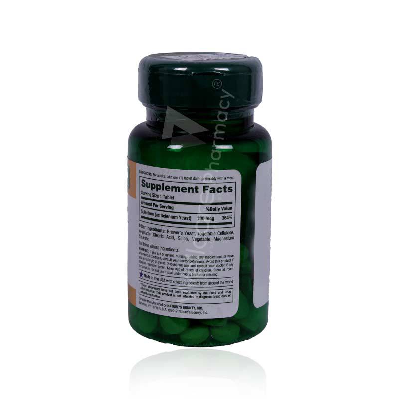 Nature's Bounty Selenium 200Mcg Tablets 100'S - Wellcare Pharmacy