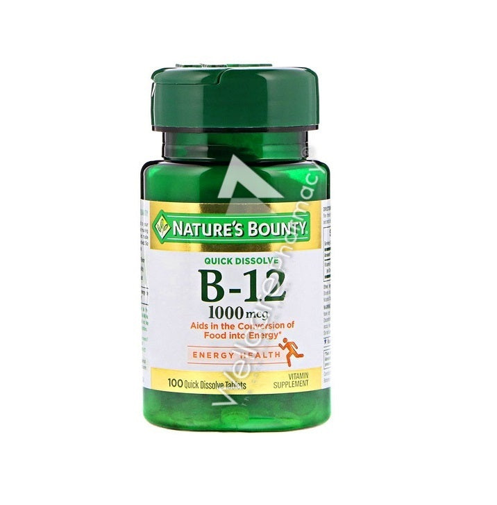 Nature's Bounty Vitamin B-12 1000Mcg 100'S