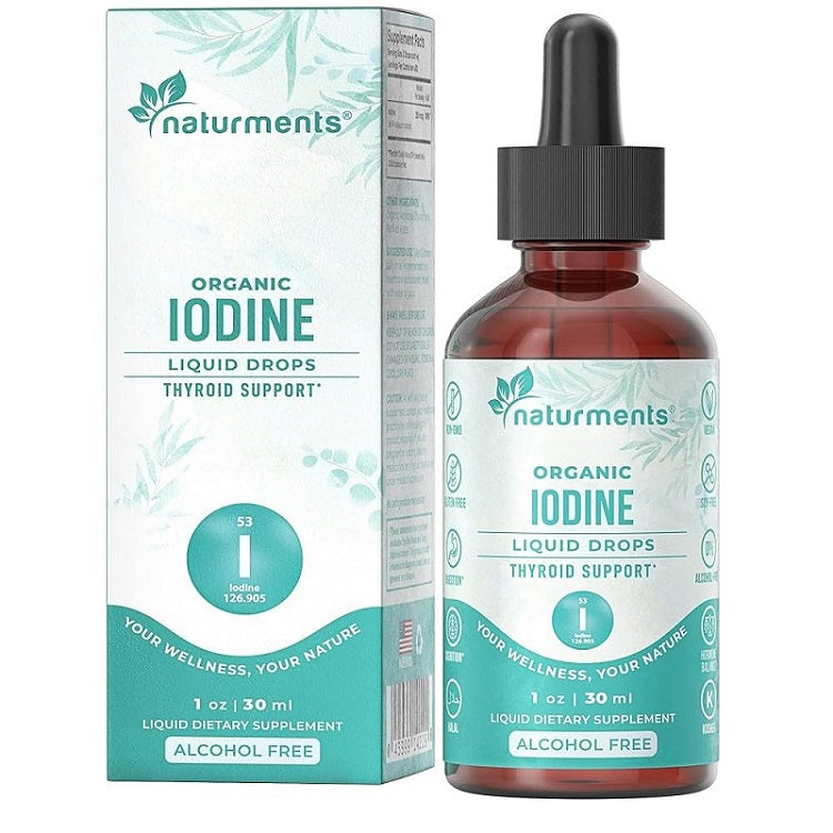 Naturments Organic Iodine Liquid Drops 30ml - Wellcare Pharmacy