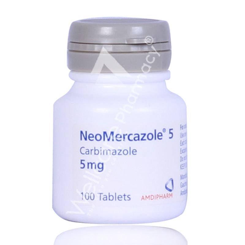 Neomercazole 5Mg Tablets 100'S - Wellcare Pharmacy