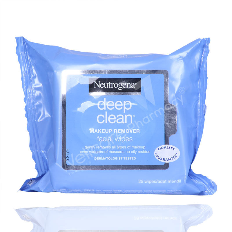 Neutrogena Deep Clean Make Up Remover Oil Free Wipes 25'S