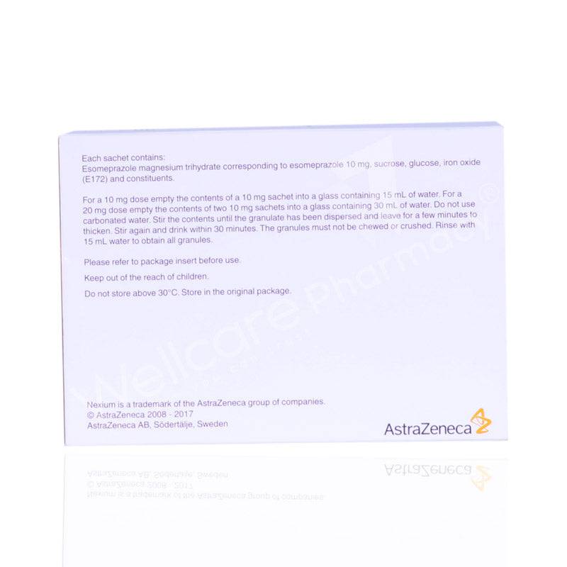 Nexium 10Mg Sachet 28'S - Wellcare Pharmacy