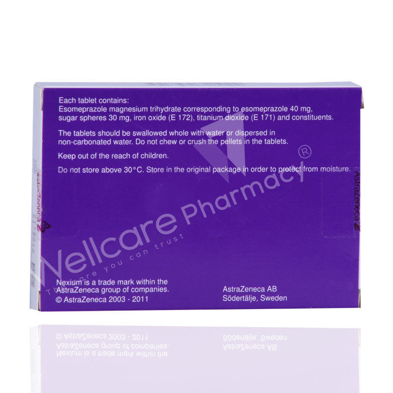 Nexium 40Mg Tablets 14'S
