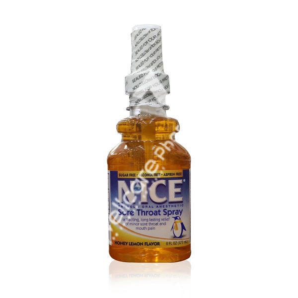 Nice Sore Throat Spray Honey Lemon 177Ml