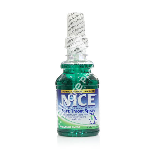 Nice Sore Throat Spray Spearmint 177Ml