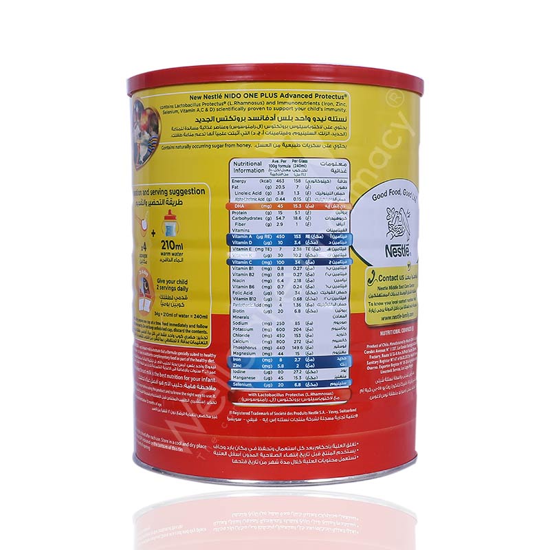 Nido One Plus Probio Stage 3 1-3year 1600 Gram