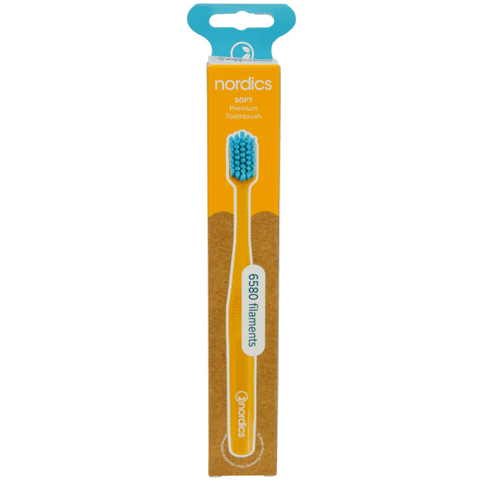 Nordics Premium Toothbrush Yellow(Soft)-6580