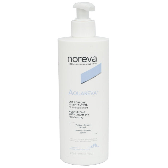 Noreva Aquareva Moisturizing Body Cream 24hrs 400ml - Wellcare Pharmacy