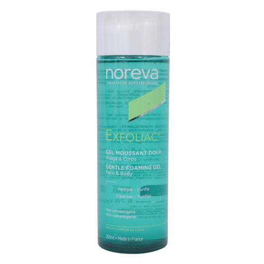 Noreva Exfoliac Gentle Foaming Gel(Face&Body) 200Ml
