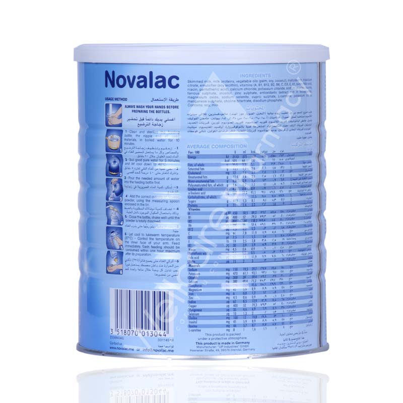 Novalac 1 Infant Formula 800G