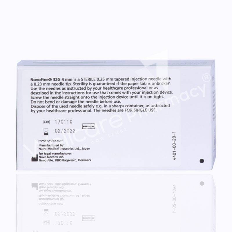 Novofine Needle 100'S - Wellcare Pharmacy