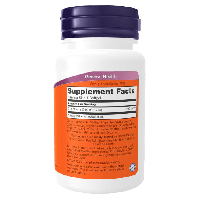 Now Coq10 100mg Softgels 50'S