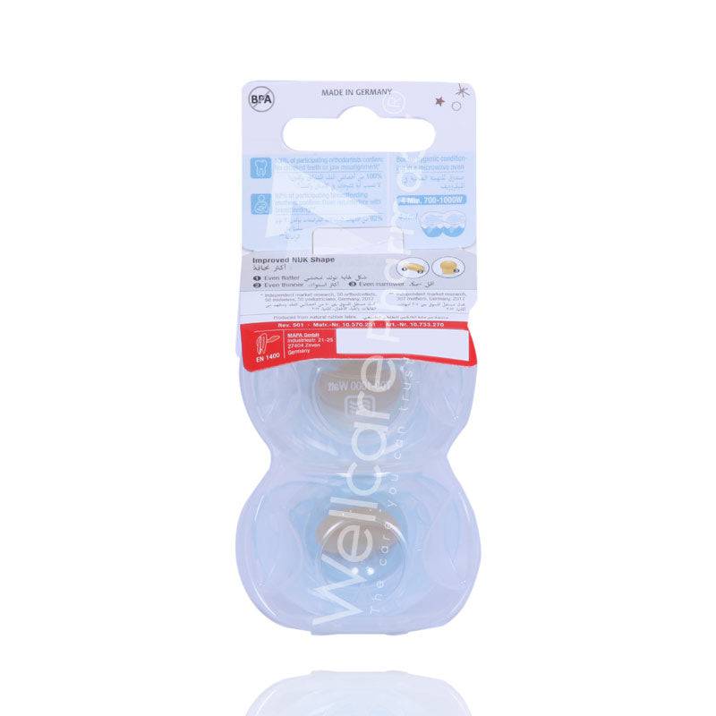Nuk Blue 6-18M Latex Soother 2'S