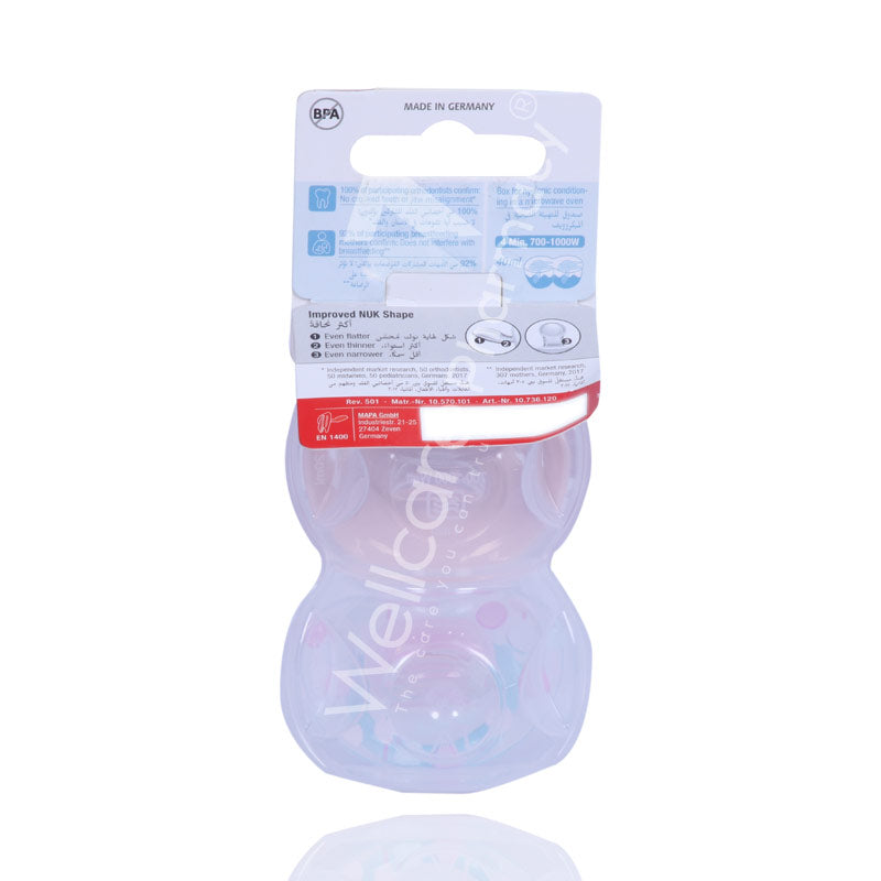 Nuk Happy Days 6 To 18 Months Soother 2'S