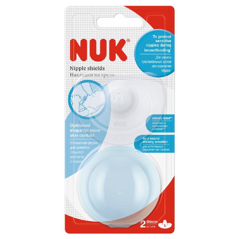 Nuk Nipple Shields Large 2'S
