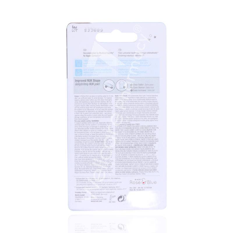 Nuk Rose Blue 0 To 6 Months Soother 1'S