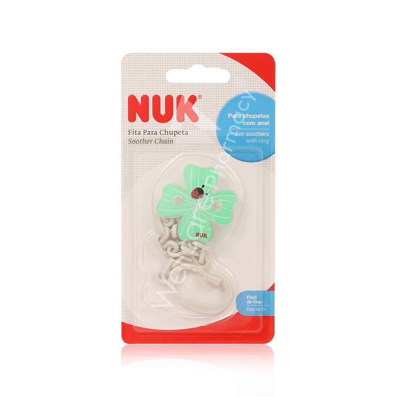 Nuk Soother Chain Assorted 1'S - Wellcare Pharmacy