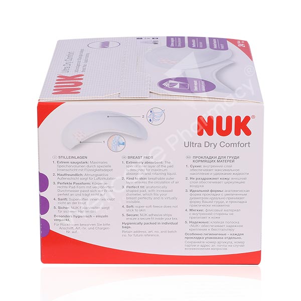 Nuk Ultra Dry Breast Pads 24'S