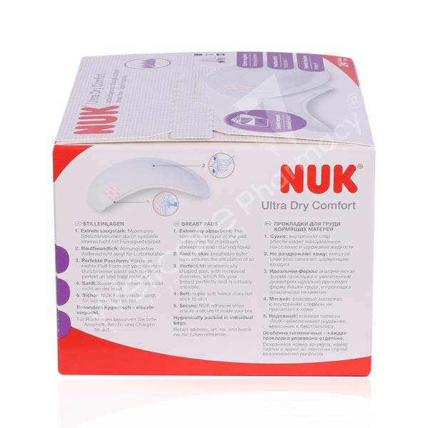 Nuk Ultra Dry Breast Pads 24'S
