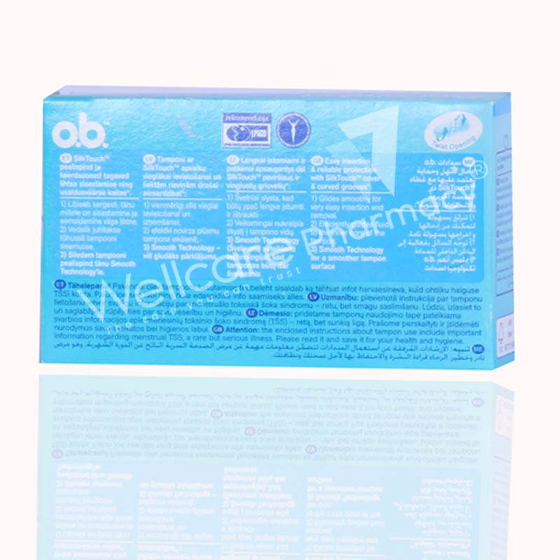 O.B Tampons Procomfort Light Days 16'S - Wellcare Pharmacy