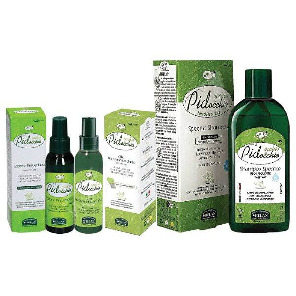 Occhio Pidocchio Preventive Spray Lotion 100Ml+Oil Intensive Treatment 100Ml+Dual Action Shampoo 200Ml
