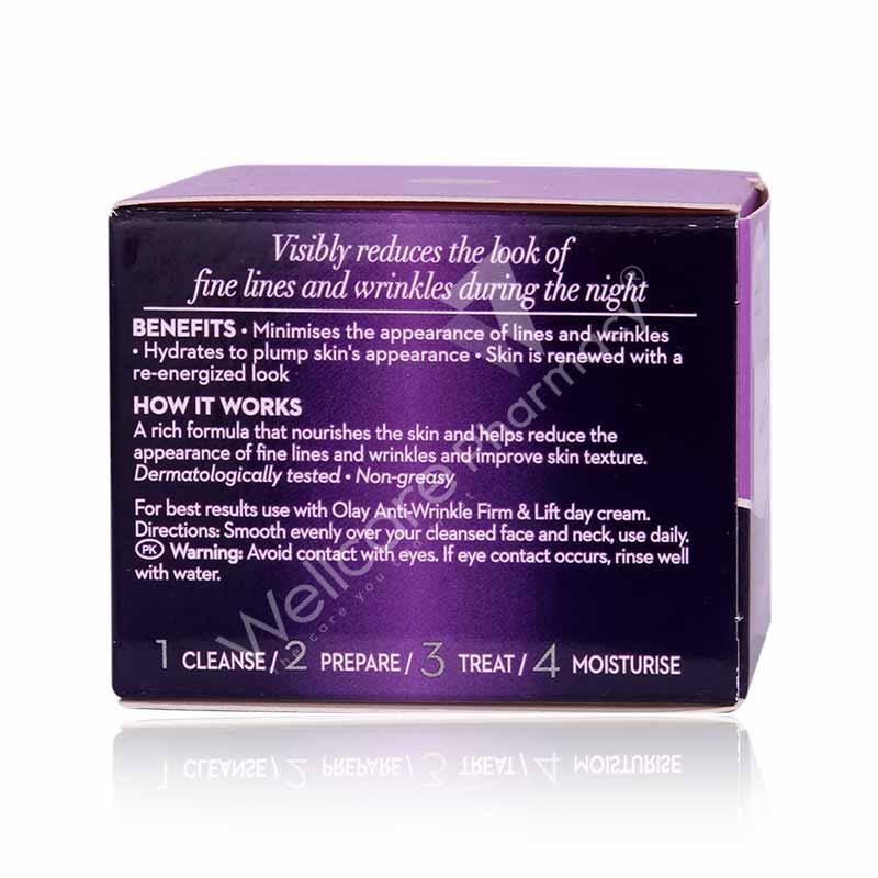 Olay Anti-Wrinkle Night Cream 50Ml - Wellcare Pharmacy