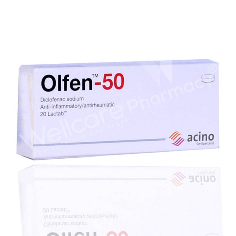 Olfen 50Mg Tablets 20'S - Wellcare Pharmacy
