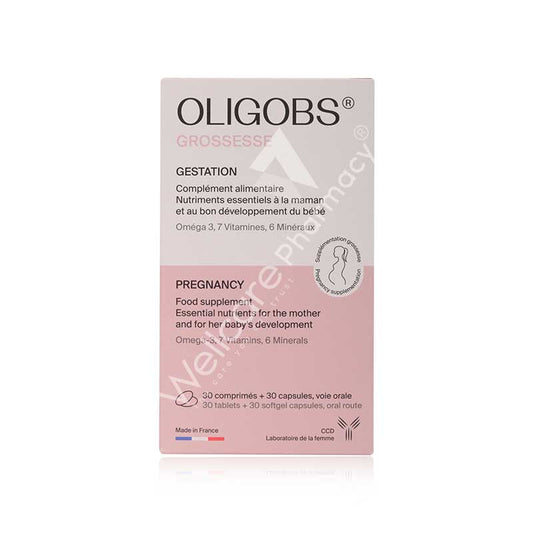 Oligobs Pregnancy Vitamins & Minerals With Omega 3 Softgel 30'S /Tablets 30'S