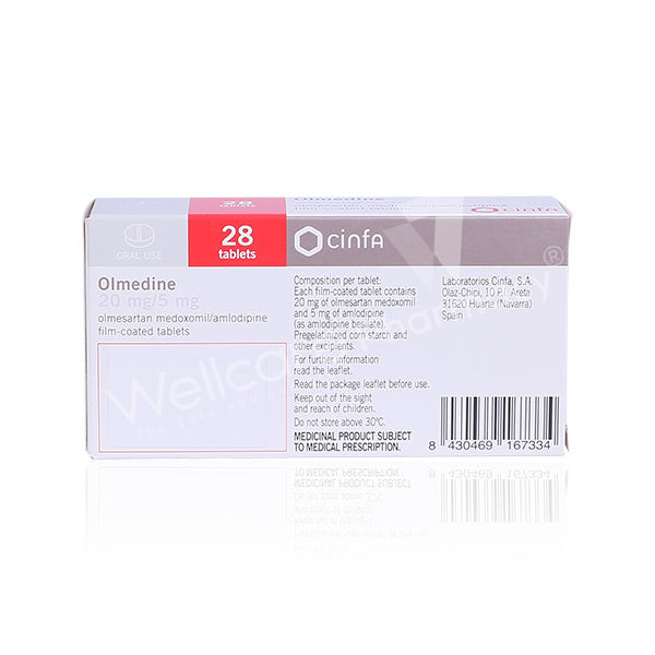 Olmedine 20Mg/5Mg Tablets 28'S