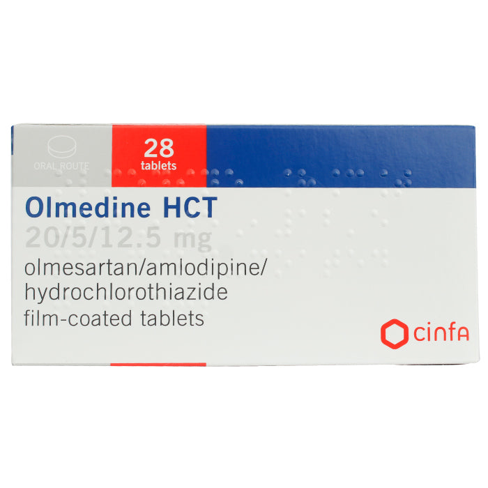 Olmedine Hct 20mg/5mg/12.5mg Tablets 28'S