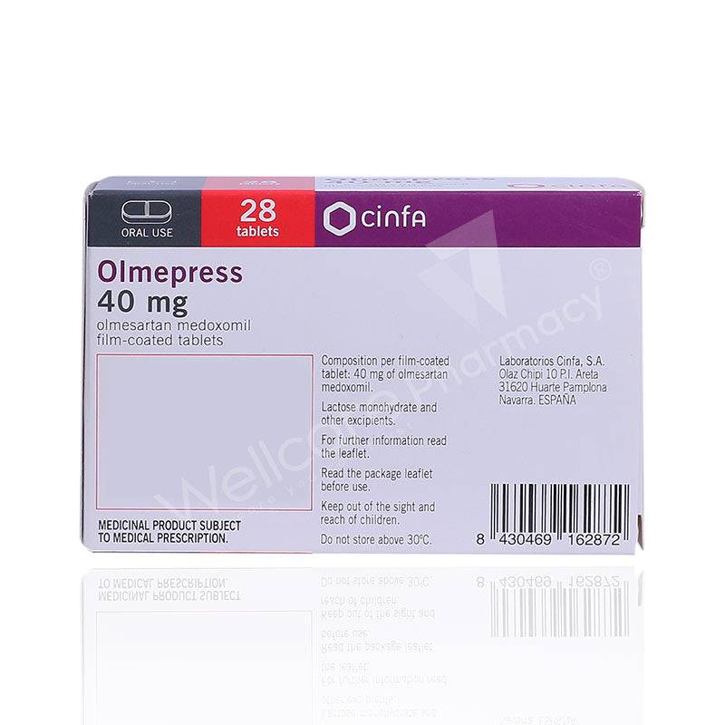 Olmepress 40Mg Tablets 28'S