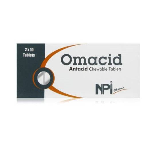 Omacid Chewable Tablets 20'S