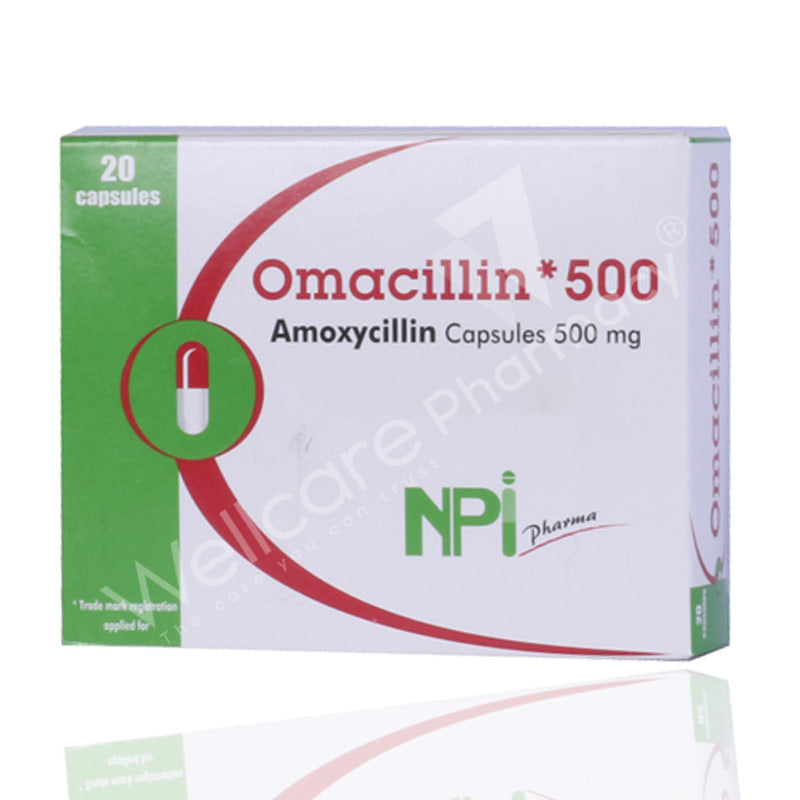 Omacillin 500Mg Capsules 20'S