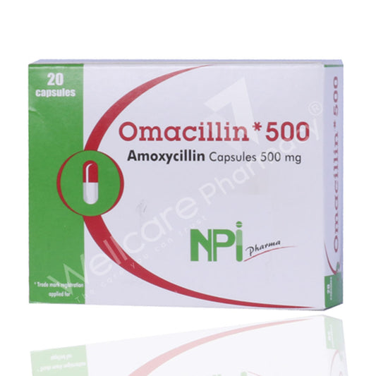 Omacillin 500Mg Capsules 20'S