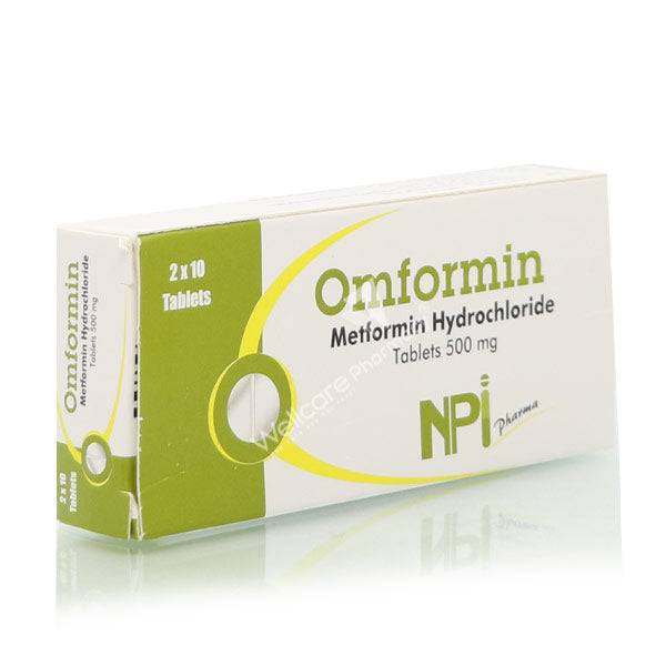 Omformin 500Mg Tablets 20'S