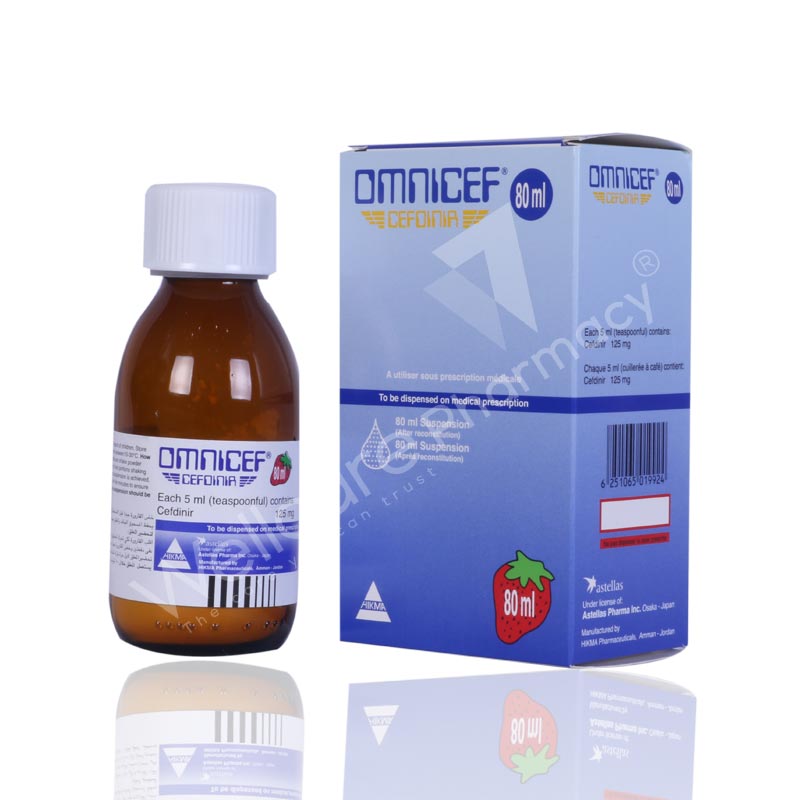 Omnicef 125Mg Suspension 80Ml